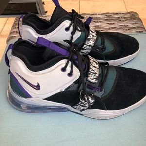 Black, Deep Teal Purple Nike Shoes